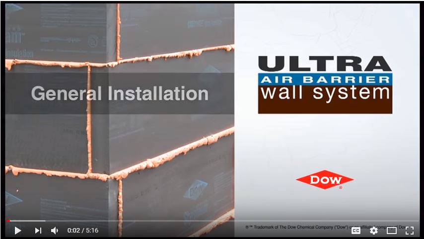 Ultra Air Barrier video